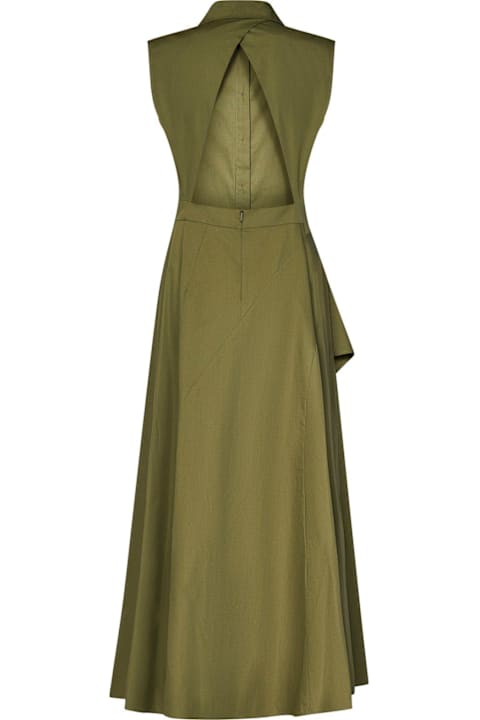 Max Mara Studio Dresses for Women Max Mara Studio Keras Ruffled Sleeveless Dress Max Mara Studio