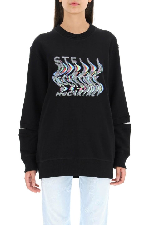 ウィメンズ Stella McCartneyのフリース＆ラウンジウェア Stella McCartney Logo Detailed Oversized Sweatshirt