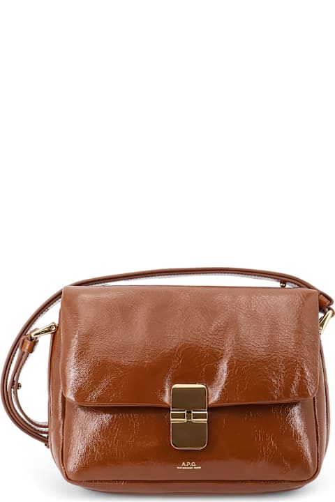 Homeware A.P.C. Grace Leather Shoulder Bag