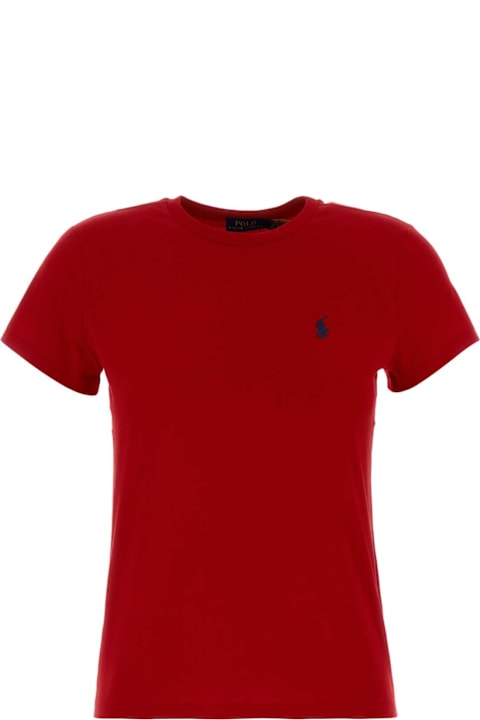 أدوات منزلية Polo Ralph Lauren Red Cotton T-shirt