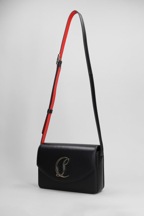 Shoulder Bags for Women Christian Louboutin Loubi54 Shoulder Bag In Black Leather