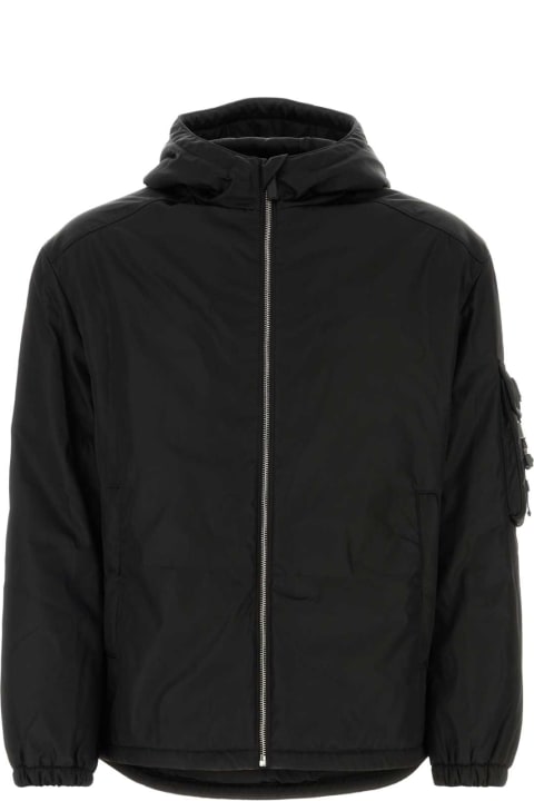 Clothing Sale for Men Prada Black Nylon Padded Jacket
