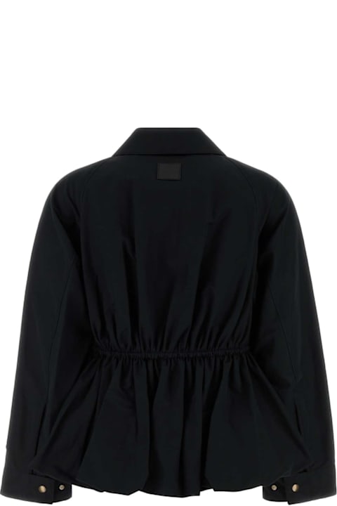 Loewe Coats & Jackets for Women Loewe Black Cotton Jacket