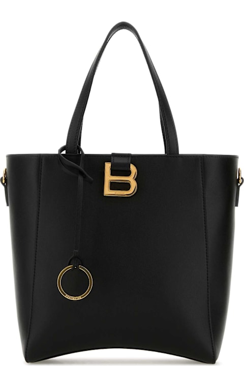 Homeware Balenciaga Black Leather Small Hourglass Handbag