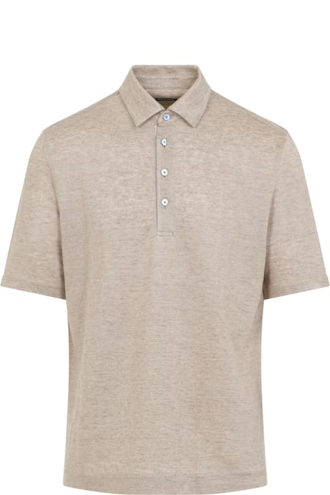 Zegna for Women Zegna Oasi Linen Polo
