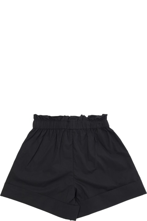 Moschino Bottoms for Girls Moschino Black Shorts With Teddy Bear Embroidery In Cotton Girl