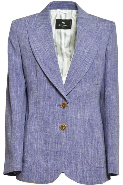 Etro Coats & Jackets for Women Etro Single-breasted Tailored Blazer