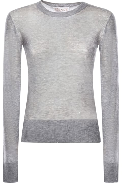 Genny for Kids Genny Ultrafine Wool Sweater With Sequins