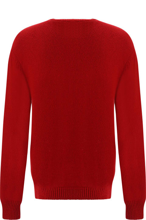 Sweaters for Men Balmain Logo Wool Sweater