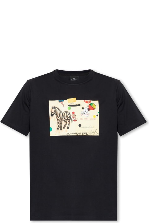 Fashion for Men PS by Paul Smith Logo T-shirt