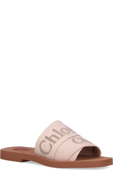Chloé Shoes for Women Chloé 'woody' Flat Sole Slippers