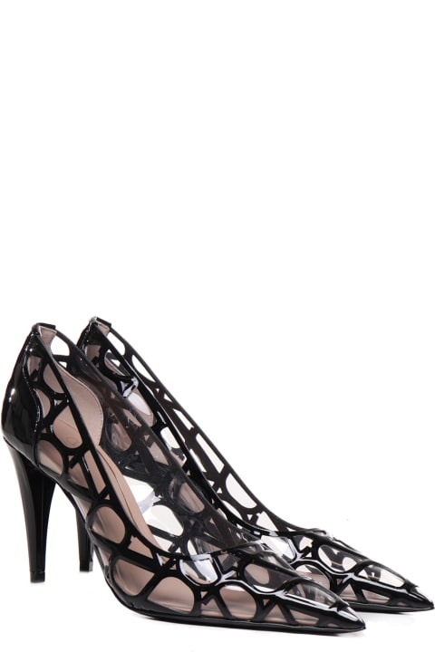 High-Heeled Shoes for Women Valentino Garavani Logo Pumps