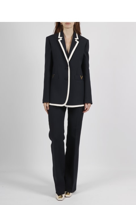ウィメンズ Valentino Garavaniのコート＆ジャケット Valentino Garavani Crepe Couture Jacket