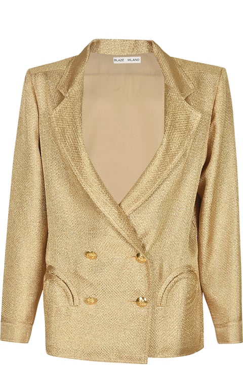 Blazé Milano Clothing for Women Blazé Milano Double-breasted Fitted Blazer