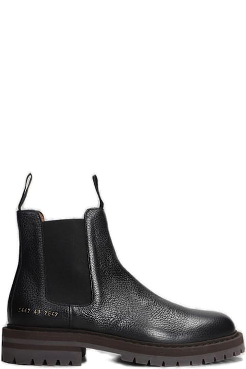 Sale for Men Common Projects Round Toe Ankle Boots