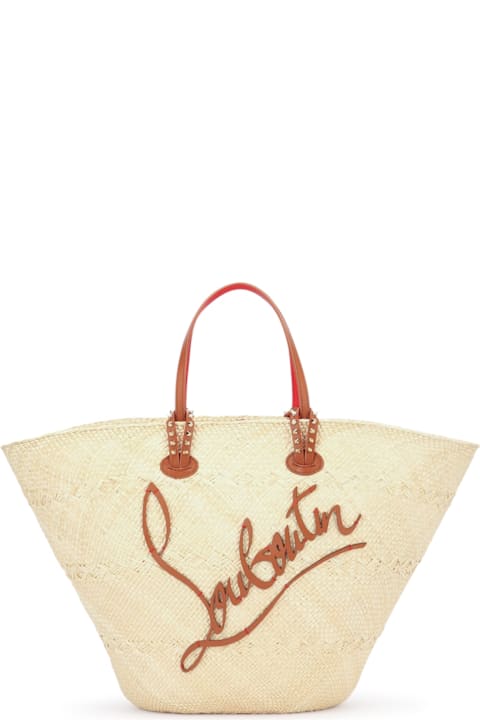 Christian Louboutin Cabata Basket Bag Large Raffia/calf Paris