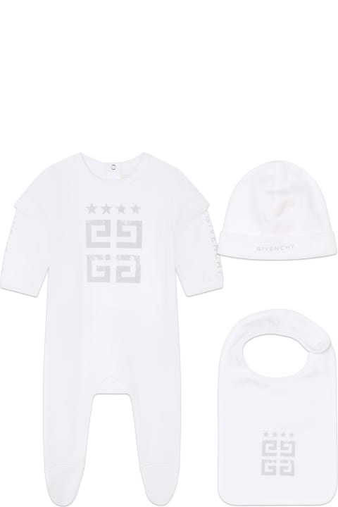 Givenchyのベビーボーイズ Givenchy 3-piece Baby Set With 4g Print