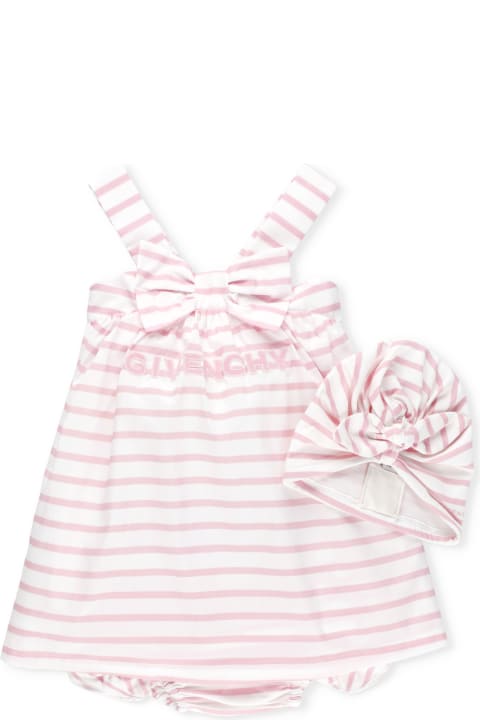 Givenchy for Kids Givenchy Cotton Three-piece Set