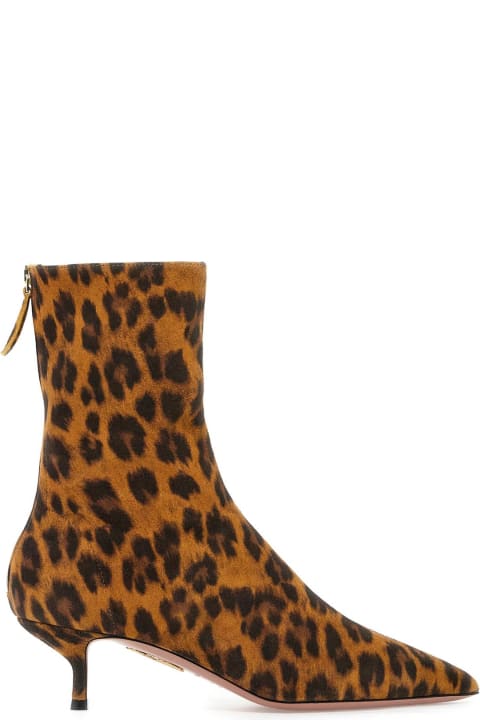 Homeware Aquazzura Montmartre Leather Ankle Boots