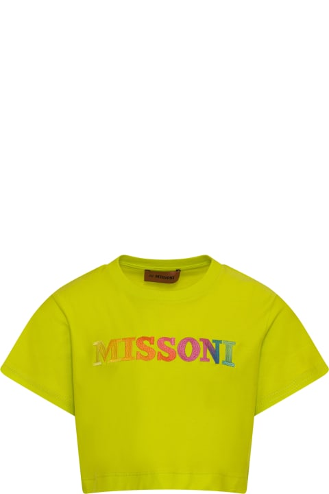Missoni Kids Topwear for Girls Missoni Kids T-shirt Con Logo