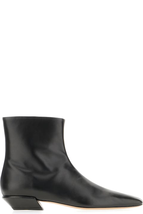 Paris Texas Shoes for Women Paris Texas Black Leather Ankle Boots