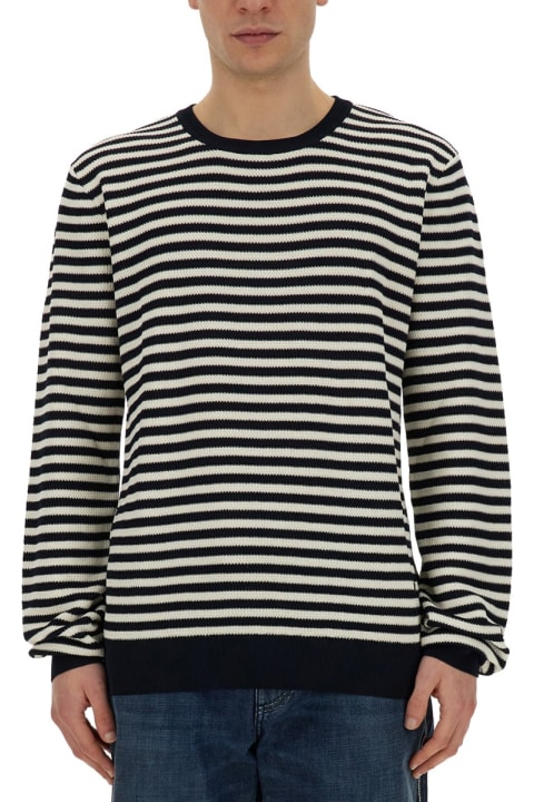 Fleeces & Tracksuits for Men Dolce & Gabbana Jersey With Stripe Pattern