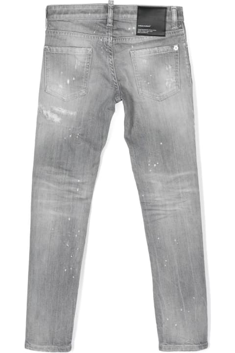 Bottoms for Boys Dsquared2 Dsquared2 Jeans Grey