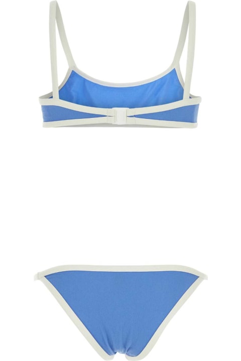 Lisa Marie Fernandez Swimwear for Women Lisa Marie Fernandez Two-tone Crepe Bikini