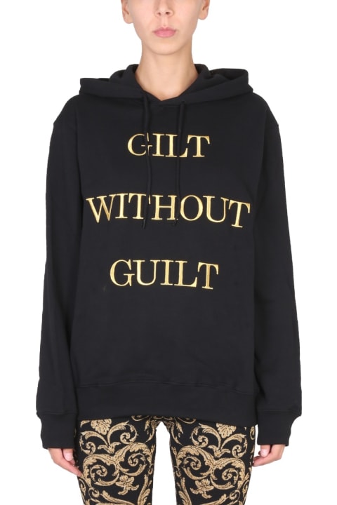 Fleeces & Tracksuits for Women Moschino "gilt Without Guilt" Sweatshirt