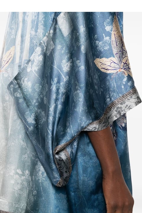 Pierre-Louis Mascia for Men Pierre-Louis Mascia Printed Silk Kimono