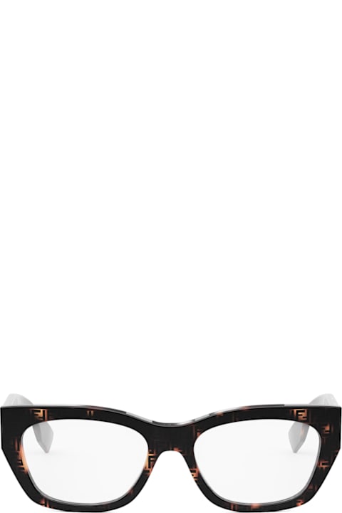 Fendi Eyewear Accessories for Women Fendi Eyewear Fendi Fe50082i Fendi Baguette 055 Marrone Serigrafato Gloves