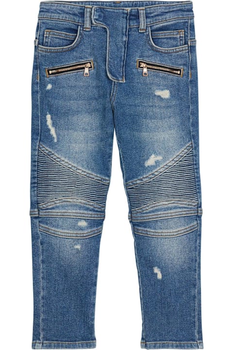 Bottoms for Boys Balmain Jeans Biker