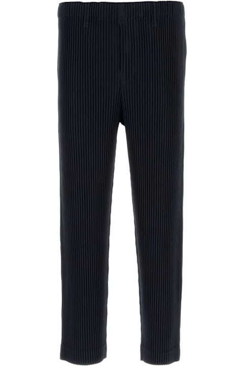 Homme Plissé Issey Miyake for Men Homme Plissé Issey Miyake Midnight Blue Polyester Pant