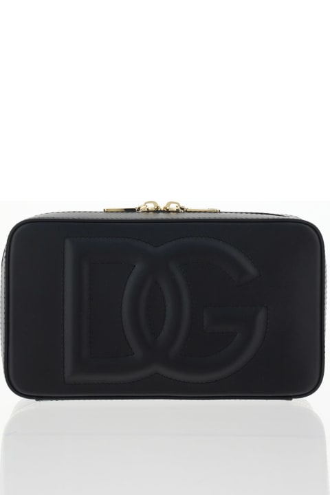 Dolce & Gabbana Clutches for Women Dolce & Gabbana Logo Shoulder Bag