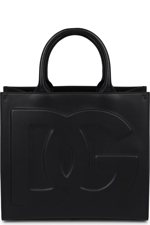 Dolce & Gabbana Totes for Women Dolce & Gabbana Dolce & Gabbana Embossed-logo Leather Bag
