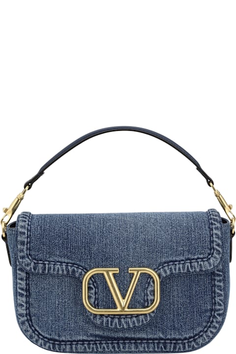 حقائب الكتف لـ السيدات Valentino Garavani Denim Shoulder Bag