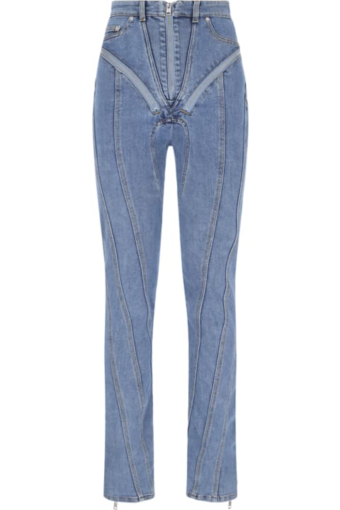 Homeware Mugler 
zipped Spiral
 Jeans