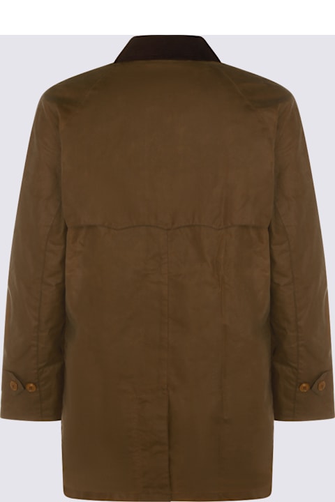 Homeware Barbour Brown Cotton Wax Trench Coat