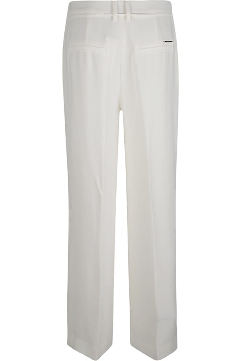 Fashion for Women Calvin Klein Structured Twill Wide Leg Trousers