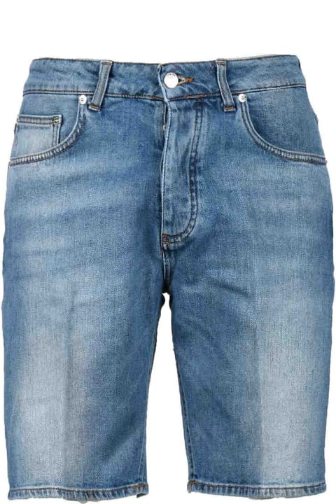 Men's Denim Blue Bermuda Shorts
