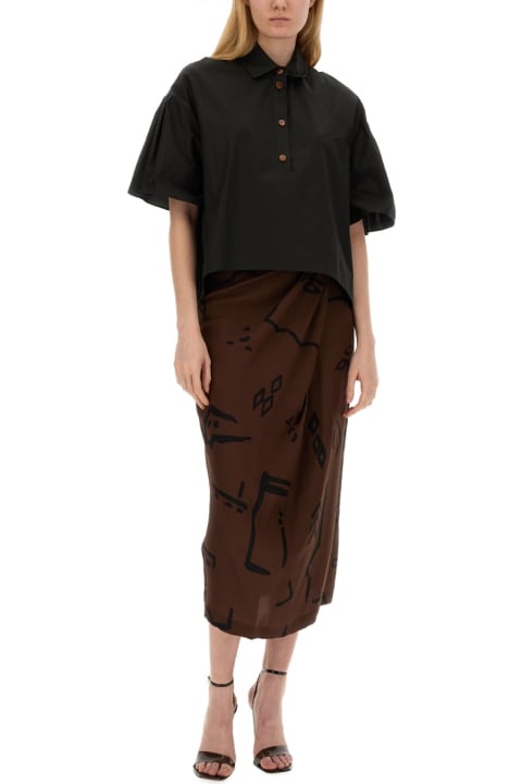 Alysi Skirts for Women Alysi Native Print Skirt