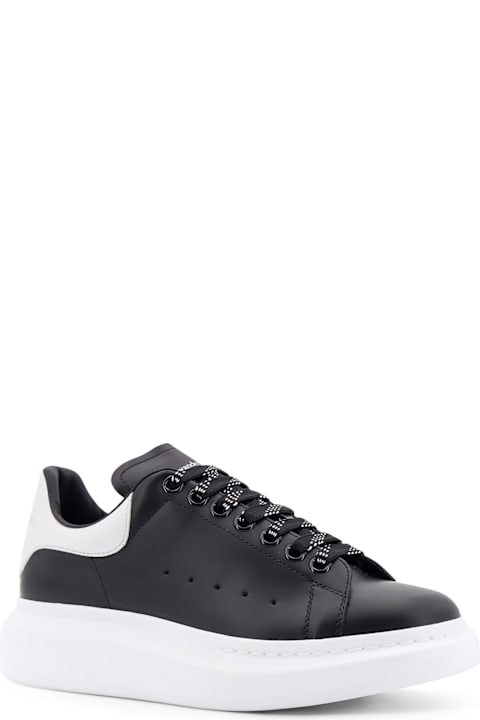 Homeware Alexander McQueen Larry Leather Sneakers With Logo Detail