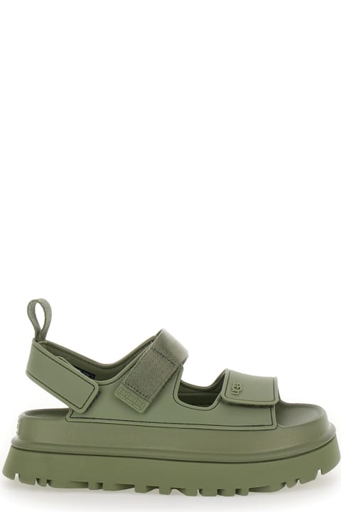 UGG for Women UGG Green Sandals With Logo And Platform In Rubber Woman