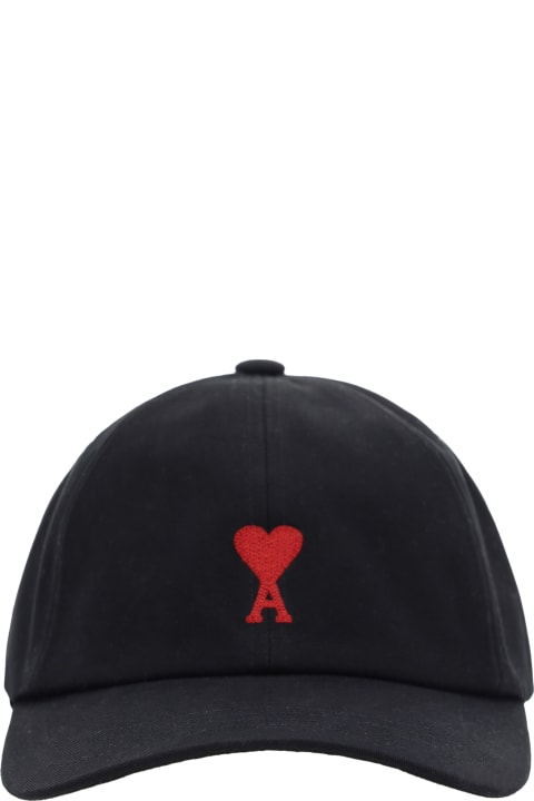 Hats for Women Ami Alexandre Mattiussi Logo Detail Cap