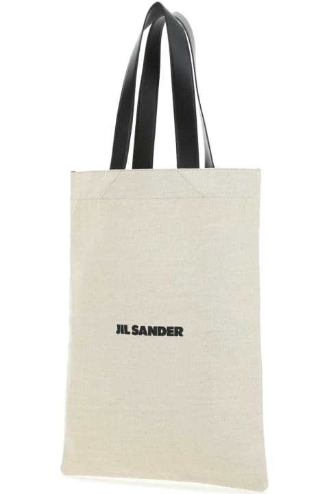 Jil Sander for Women Jil Sander Sand Canvas Shopping Bag