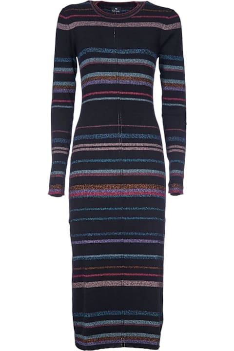 Paul Smith Dresses for Women Paul Smith Horizontal Striped Maxi Dress