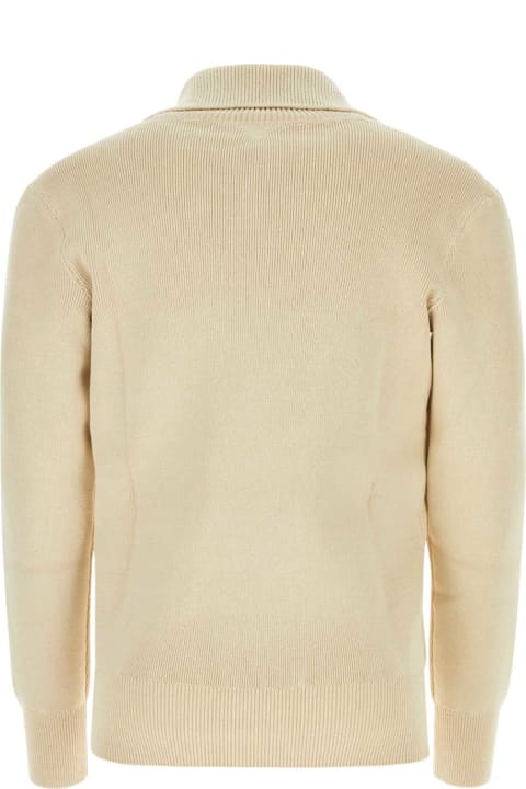 Clothing Sale for Men Bottega Veneta Beige Linen Blend Sweater