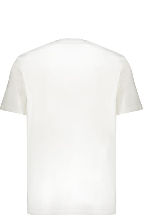 Homeware Balmain White Comfortable T-shirt With Casual Logo