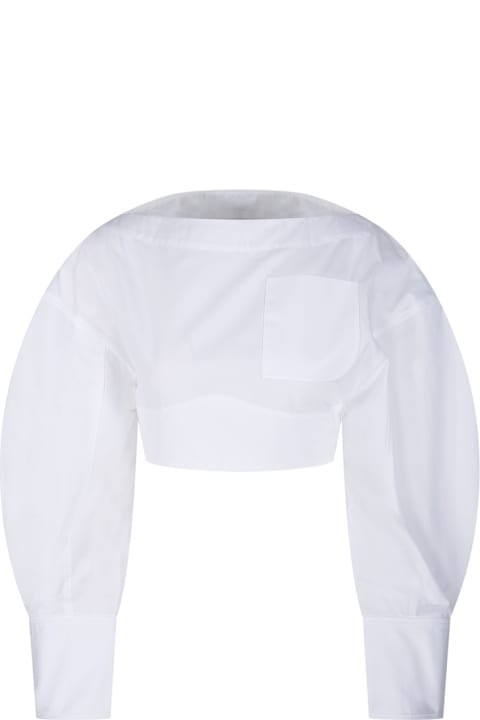 Jacquemus Topwear for Women Jacquemus Open-back Cropped Shirt