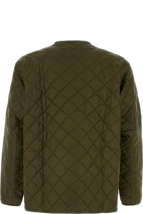 Barbour for Men Barbour Army Green Nylon Liddesdale Jacket